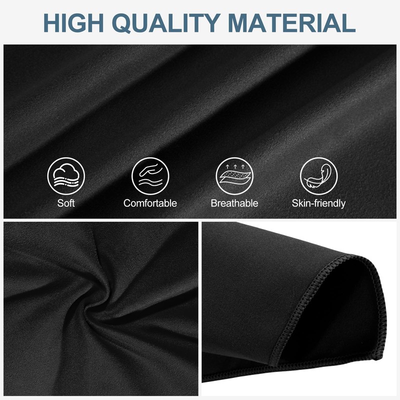 Scotamalone Handkerchiefs for Men Sweat Absorbing Sport Microfiber Hankies for