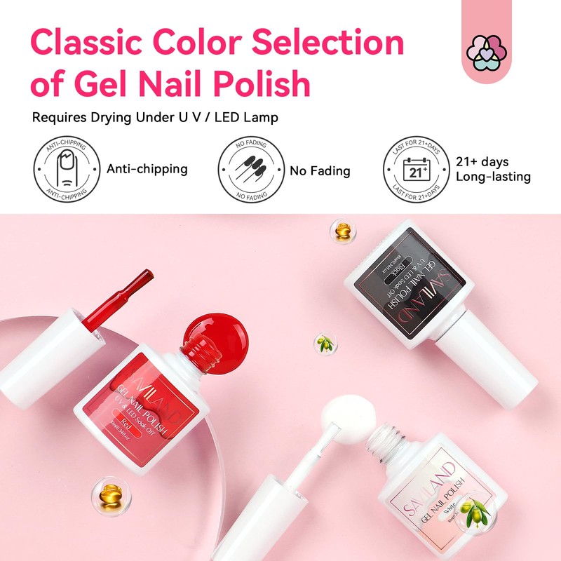 SAVILAND Acrylic Nail Kit with Drill: Professional Acrylic Nail Set