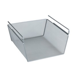 Wenko 53142100 Basket, Matt Silver, 28 x 14 x 23 cm