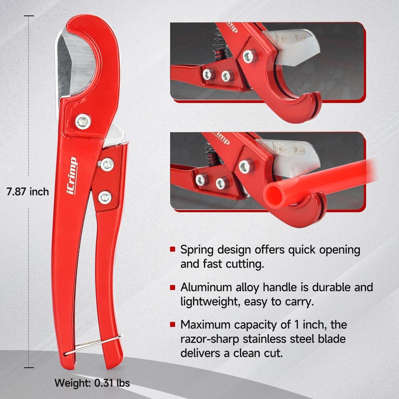 iCrimp Angle Head F1807 PEX Pipe Crimping Tool for Copper