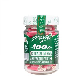 PURIZE® Glas I 100 XTRA Slim Size Activated Carbon Filter Pink