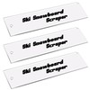 3 Pcs Snowboard Wax Plastic Scraper- Ski Wax Scraper- Ski