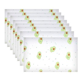 Pack of 8 DIY Cut to Size Fridge Mat, Antibacterial Fridge Mats, 45 x 30 cm Washable Fridge Mats, Drawer Mat Kitchen, for Kitchen, Shelves, Cupboard, Table