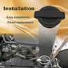 LESHIAUTO Coolant Reservoir Cap Cover Compatible with Hyundai Sonata 2015-2019