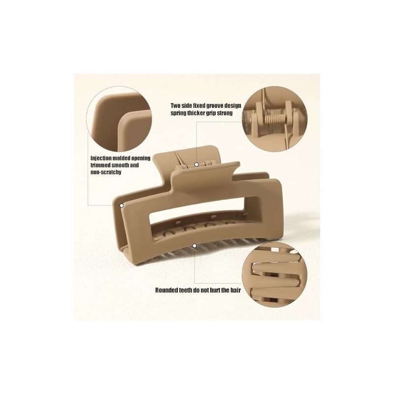 MCSWSEE Juego de 8 Pinzas para Cabello de Mujer, Accesorios