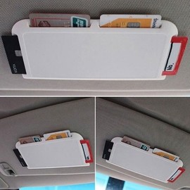 Black Fit Sun Visor Card Pocket _White / 블랙핏 썬바이저 카드 포켓 _화이트
