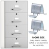 UPKOCH 10 Pack Cabinet Metal Shelf Clips, 9mm S-Hook, Heavy