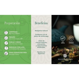 Molienda Sagrada, Té Relajante, 200 g, 1 piezas