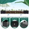 GZGNEEVL Trough Rectangle Planter Window Sill Planter Box Long Window