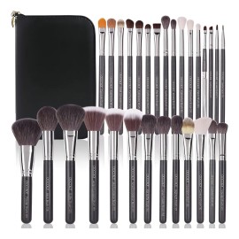 Juego De Brochas De Maquillaje Docolor Profesional, 29 Pzas Color Negro
