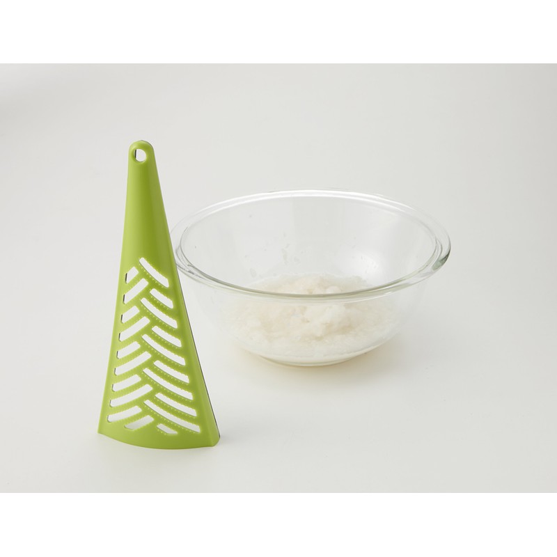 Suncraft OB-113G Talking Bistro Radish Grater, Green