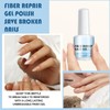 Builder Nail Gel,Nail Repair Extend Fiber Gel Base Coat |