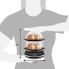 Elite Gourmet EGC314CB Digital Easy Egg Cooker Food Steamer, Poacher,