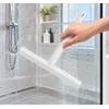 1pc Shower Squeegee Cleaner Durable Silicone Blade for Water Removal