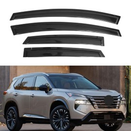 IG Window Visor for Nissan Qashqai 2017-2024 & Rogue Sport 2017-2024, Rain Guard Tape-On Sun Wind Side Vent Window Deflector, 2018 2019 2020 2021 2022 2023 (Sport Model Only)