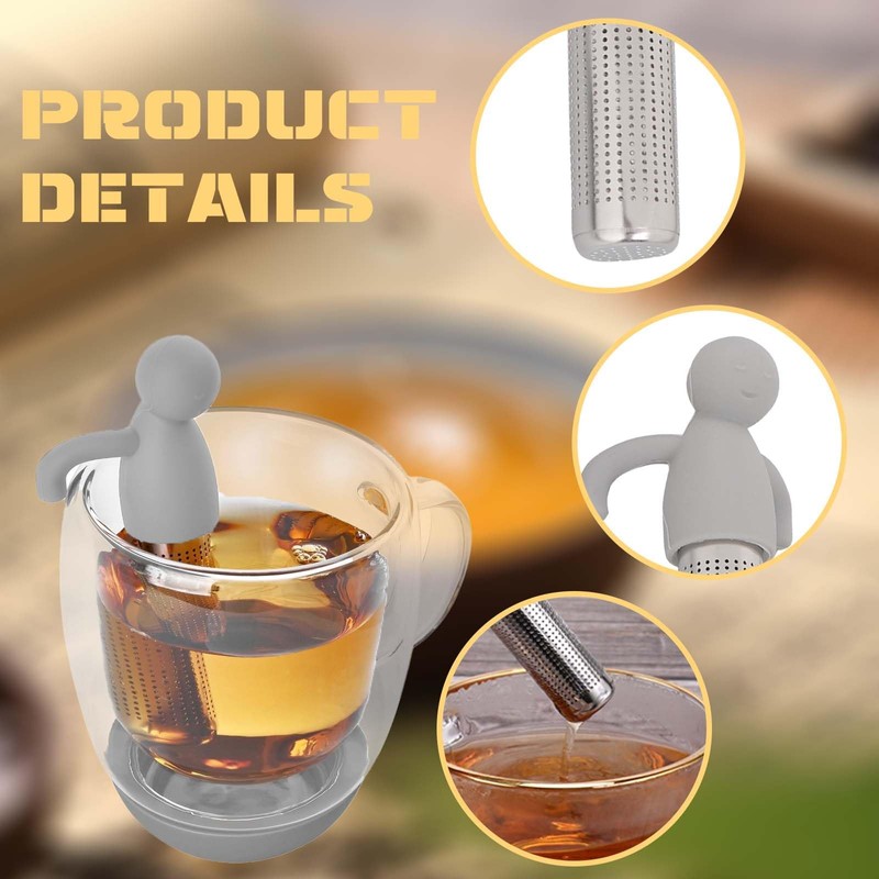 2PCS Tea Strainer for Loose Tea, Stainless Steel Tea Infuser