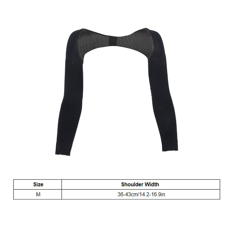 Upper Arm Shaper Slimmer Compression Sleeves Humpback Posture Corrector ShapewearM