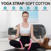 Yoga Strap Premium Athletic Stretch Band with Adjustable Metal D-Ring