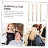Beavorty 50sets Disposable Combs Double-sided Hair Comb for Travel Salon