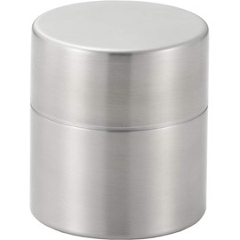 Yoshikawa YJ3103 Stainless Steel Tea Caddy Container, Small, Made in Japan, Green