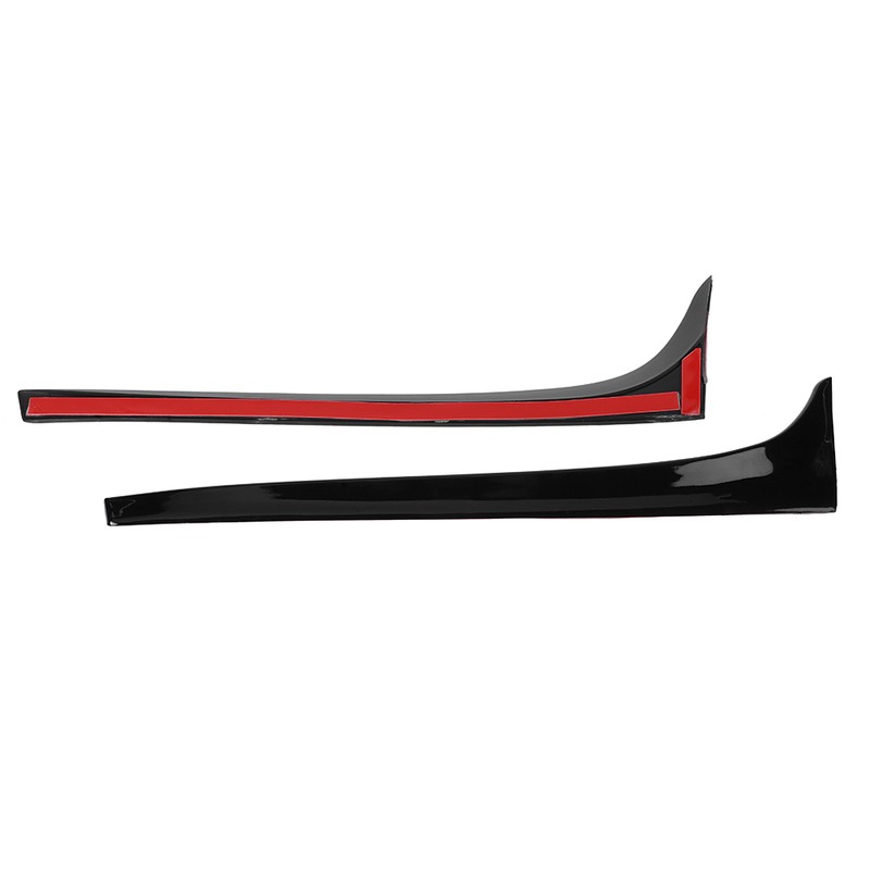 2pcs ABS Car Rear Window Side Wing Spoiler Fits for
