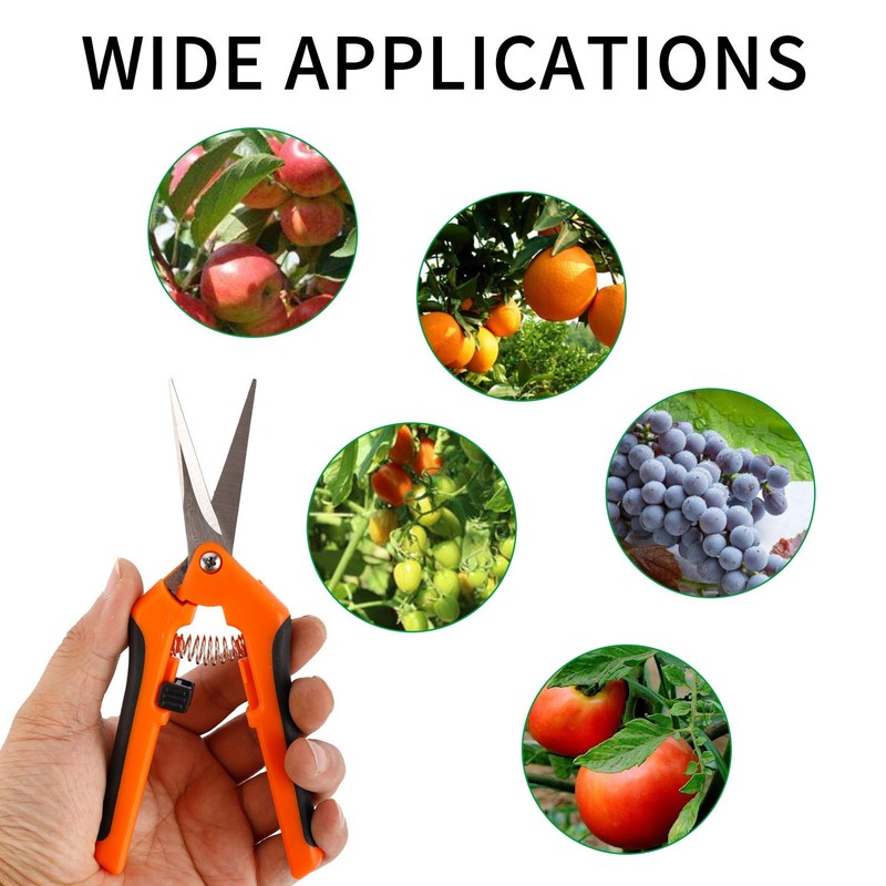YaeCCC 12 Pack 6.5 Inch Gardening Hand Pruner Pruning Shear