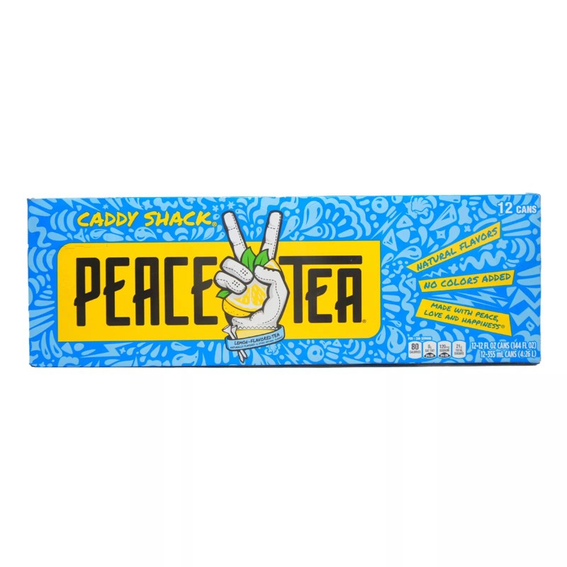 Peace Tea Caddy Shack Peace Tea, Lemon Flavored Soda, 12