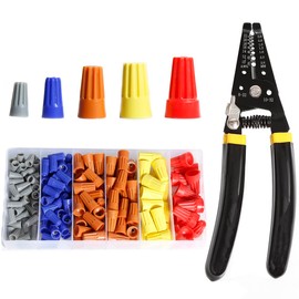 Shengbowi Wire Nuts Connectors Insulating Insert Twist Electrical Spring Portable Caps Quick Connection Colorful Caps Electrical Splice Splice Connector Kit