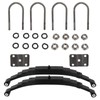 2 Pack Trailer Leaf Springs 6-Leaf Double Eye Spring Suspension