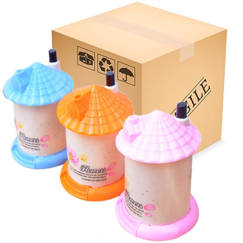 iplusmile 5Pcs Creative House Shaped Toothpick Dispenser Automatic Toothpick Holder