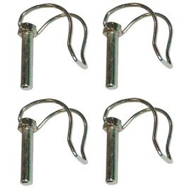 cyclingcolors 4 x Folding Pipe Pins 8 x 60 mm Locking Pin Folding Connector Galvanised Lawn Mower Tractor