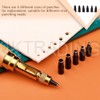 JKCrafts Japanese Screw Punch Tool - Brown Wood Handle Belt