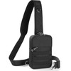 Sling Bag, Tactical Anti Theft Crossbody Bag with Zipper Lock