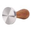 58mm Stainless Steel Coffee Tamper Wooden Handle Powder Pressing Tool