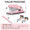 Marsrock Desktop Stapler, Swing-Arm Swivel Stapler, 50 Sheet Capacity, 2000