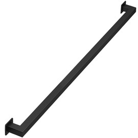 Staircase Handrail for Indoor Stairs, 4ft Modern Hand Railings Grab Bar Kit with Matte Black Finished, Non-Slip Wall Mount Decking Railings for Bars Lofts Kindergarten Guardrail Corridor(4ft)