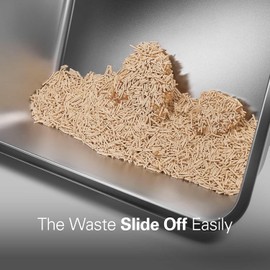 ONE PIX Stainless Steel Litter Box, Small Cat Litter Box for Kittens, 17.5" L x 13.5" W x 6" H,Metal Litter Box with Lid for Small Medium Cats, Easy Cleaning, Non-Sticky, Ordorless