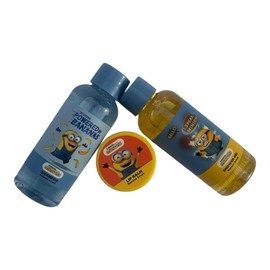 Minions Travel Set for Kids 3 Pieces Shampoo 60ml Shower Gel 60ml Lip Balm 10g