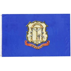 Trade Winds Georgia Flag 1799 Premium Quality Heavy Duty Fade Resistant 100D Woven Poly Nylon 3x5 3'x5' Flag Banner