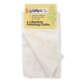 Gilly’s Bamboo Polishing Cloths - 2 Pack | Eco-Friendly | Soft & Reusable Cloths for Buffing Oils, Waxes & Polishes | Ideal for Cleaning & Finishing Timber & Surfaces