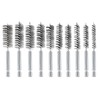 Moicstiy 10 cepillos de alambre de acero inoxidable, juego de