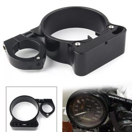 Unbranded Black Speedometer Relocation Mount Bracket For Harley Sportster XL883 1200 48 72