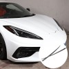 MXauto-2024 Black Carbon fiber Headlight eyebrow sticker For Corvette C8