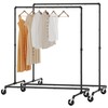 Tajsoon 2 Packs Rolling Clothes Racks for Hanging Clothes Z