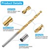 sourcing map Tap and Drill Bit Set, 2pcs M2.5 x