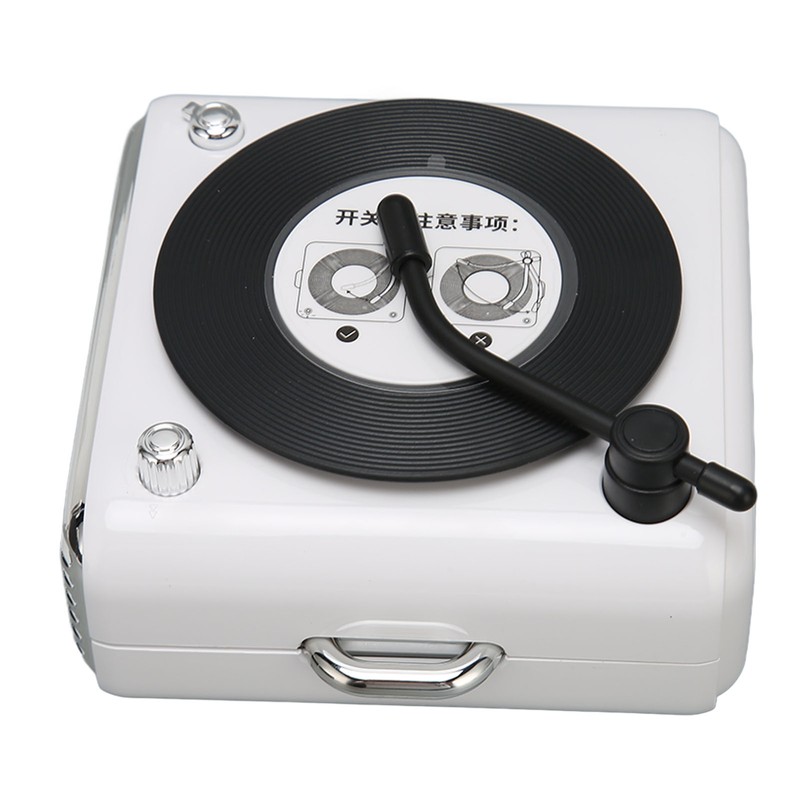 Bluetooth 5.0 Speaker Vinly Record Player Style Old Fashioned Classic