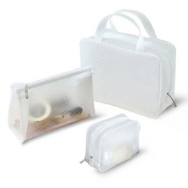 Waterproof translucent pouch swimming pool bath bag beach travel cosmetics / 방수 반투명파우치 수영장 물놀이 목욕가방 비치 여행용 화장품
