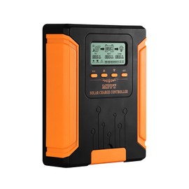 ATMOREA 60 Amp MPPT Solar Charge Controller - 12V 24V 36V 48V Auto Adaptive - LCD Display -Dual Fans Cooling- Supports up to 180V PV Input for AGM, Gel, Flooded and Lithium Battery