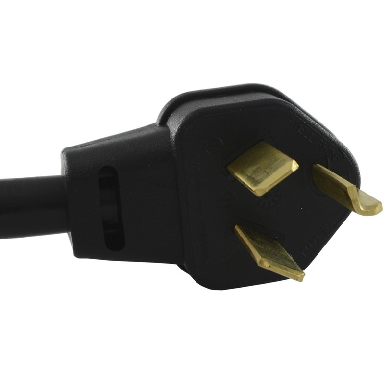 Conntek 30Amp NEMA 10-30 3 Prong Power Supply Replacement Cord,