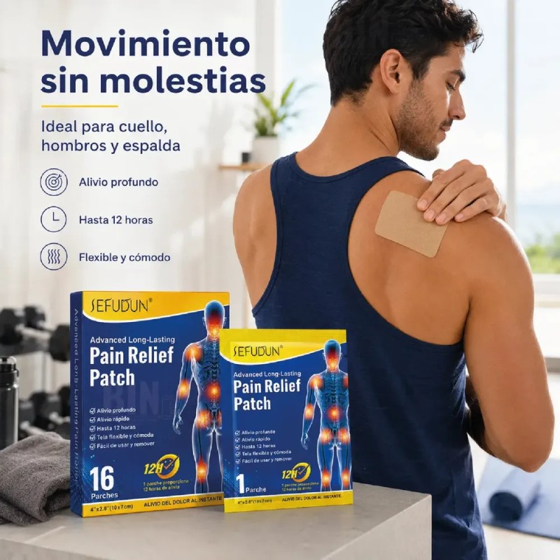 Parches Apoyo Para Alivio Del Dolor Beige